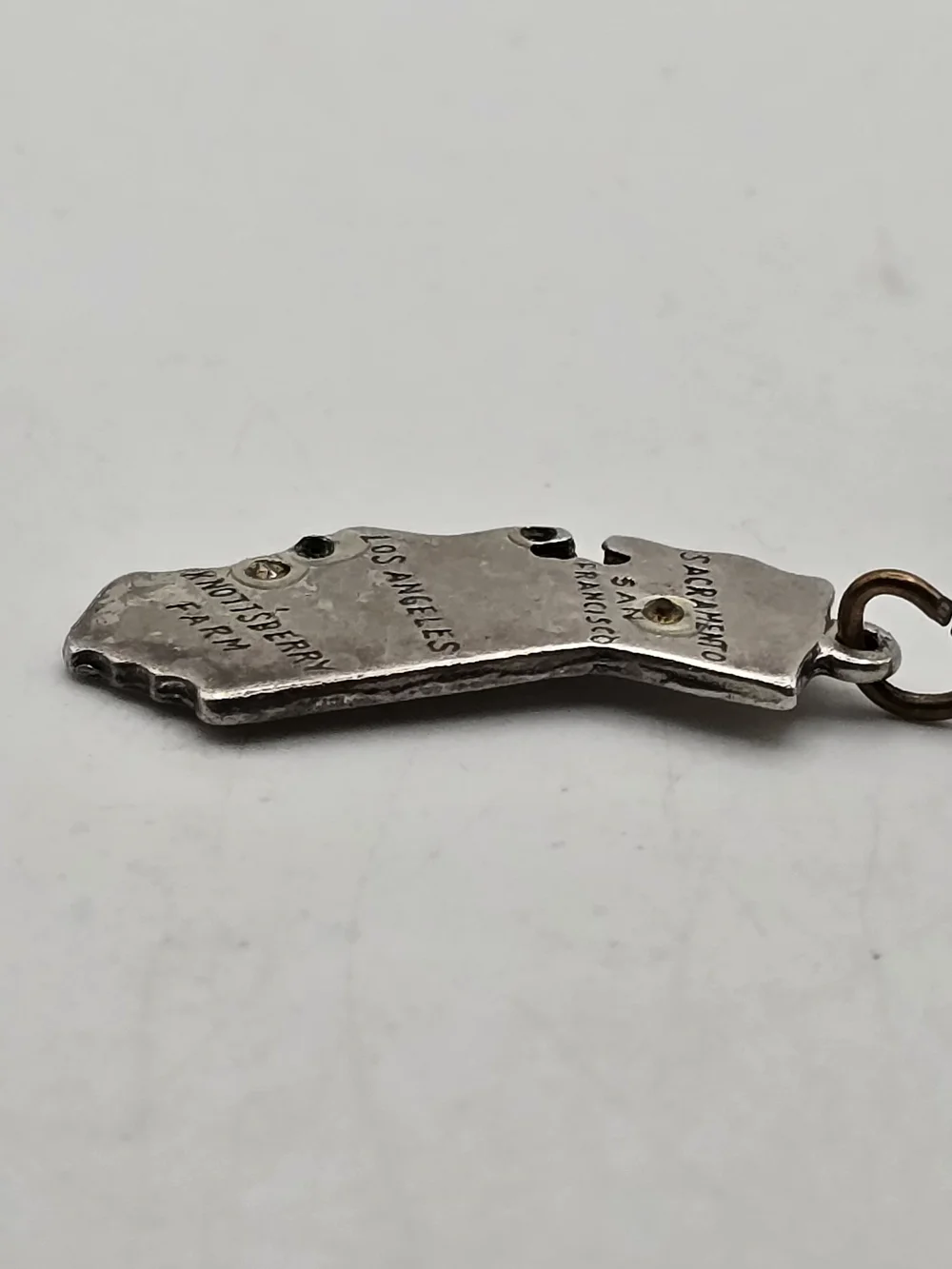 Sterling Silver California Knott's Berry Farm Souvenir Travel Charm